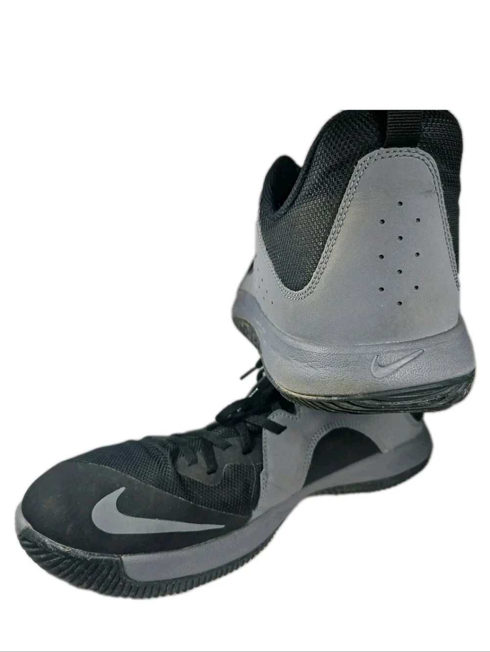 Nike Fly By Low Men Sz12 Blk Flywire Street Gym Sleaze Y2k Boho Run[6E
